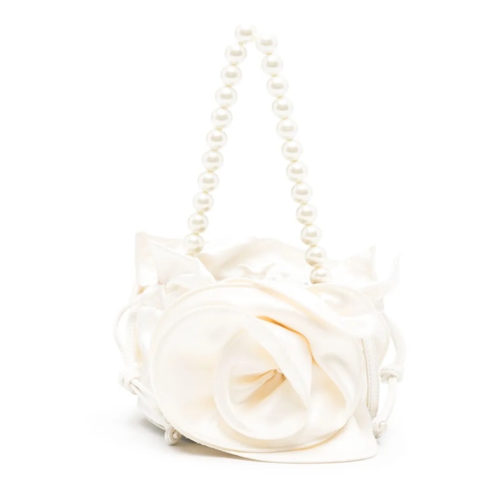 Pearl-Handle Ivory Floral Key & Card Holder